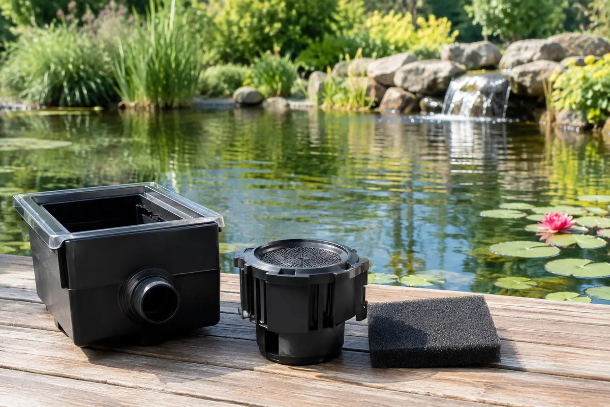 Teich-Skimmer auswählen für klares Wasser