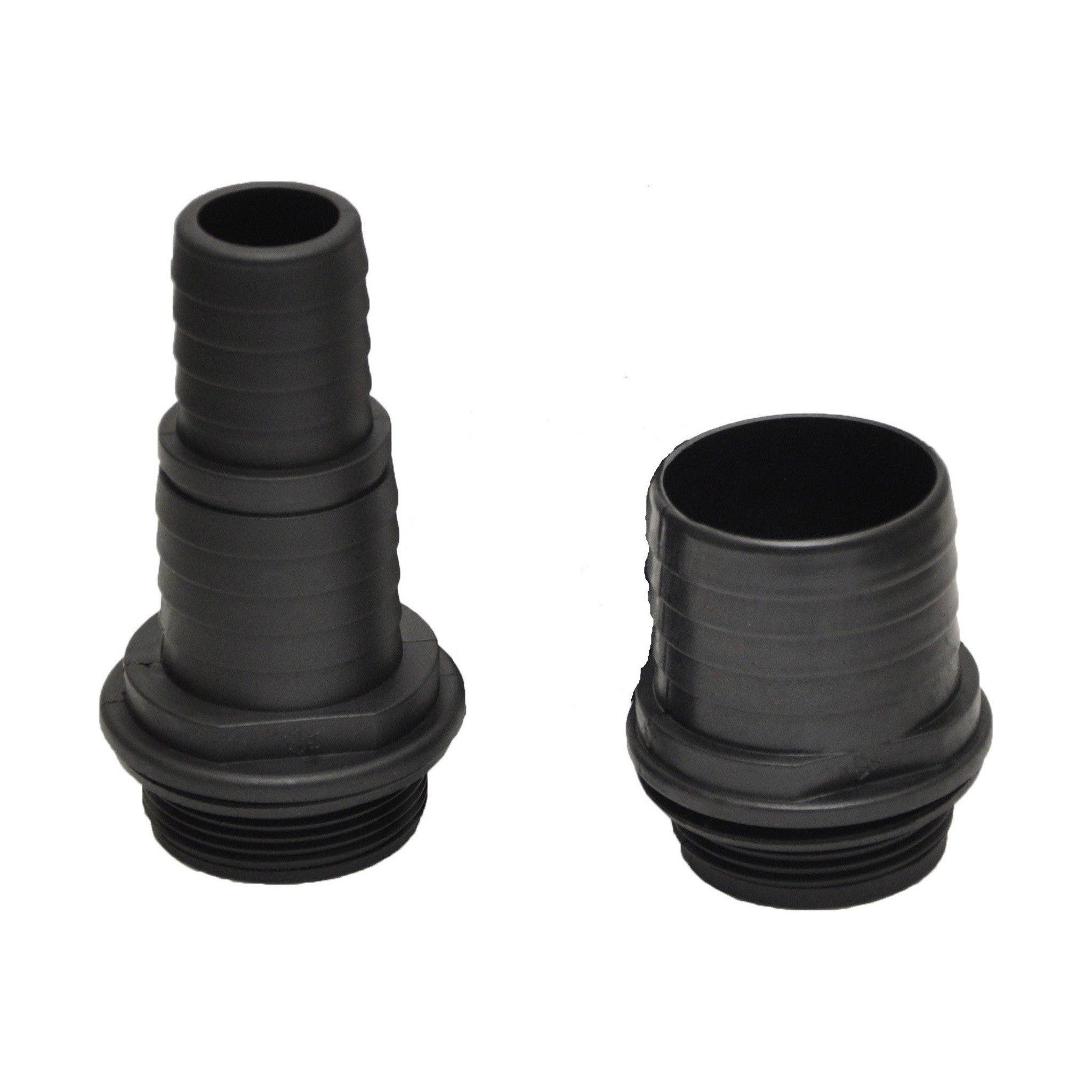 Velda Schlauchtüllen Set – 1x Zulauftülle 32/40 mm + Ablauftülle 50 mm, für Cross-Flow Biofill