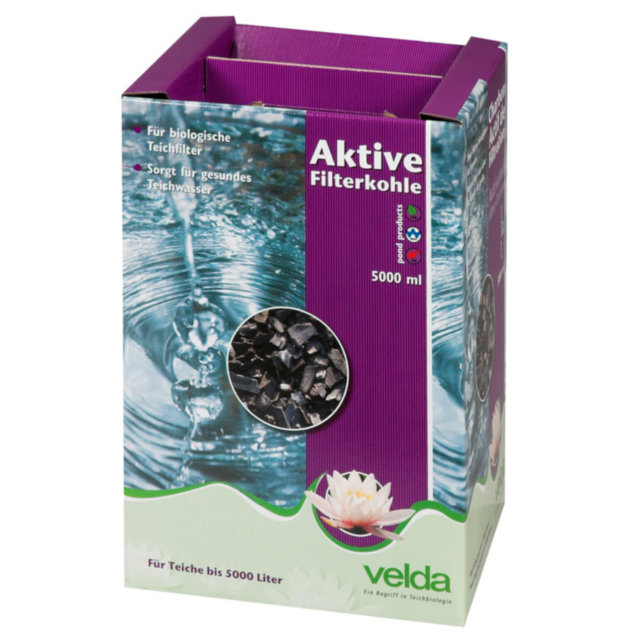 Filter Carbon Active ist eine aktive Filterkohle für alle Teichfilter.