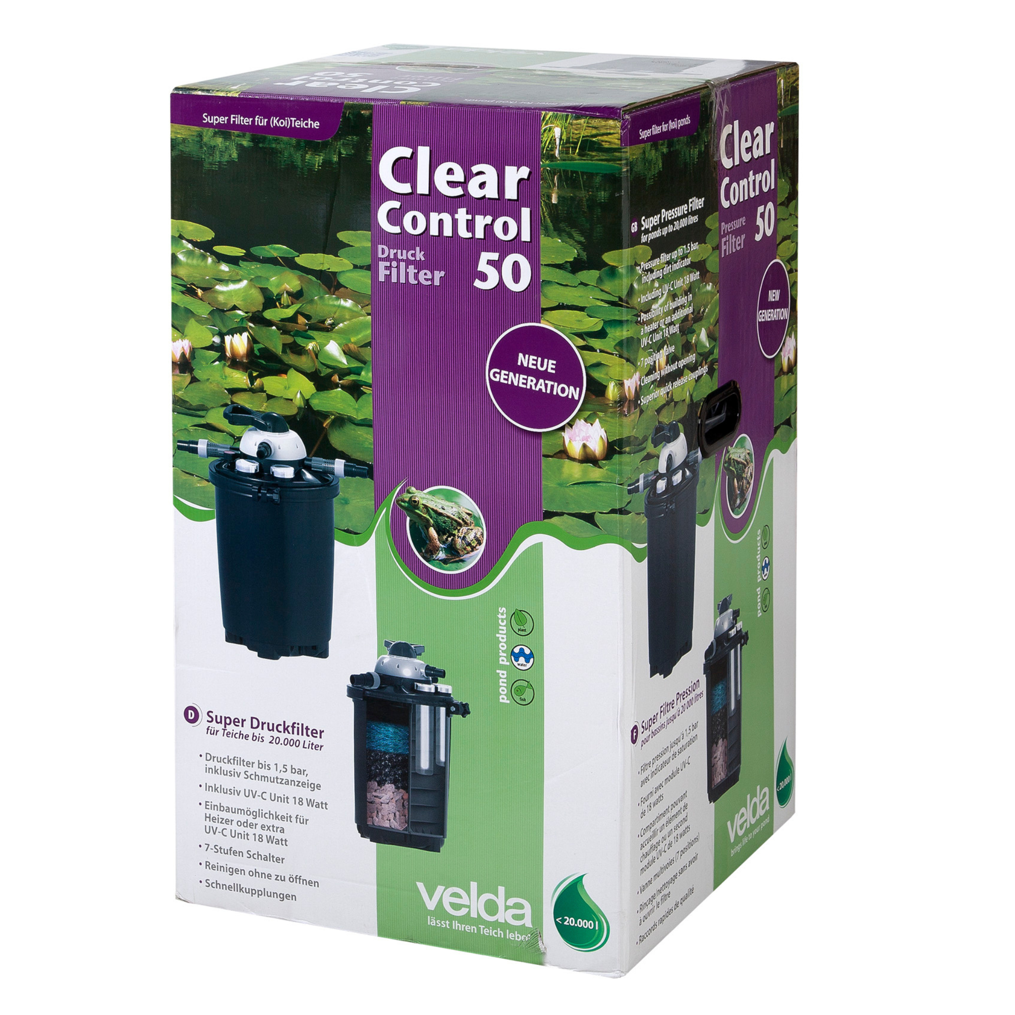 Clear Control 50 Verpackung Velda