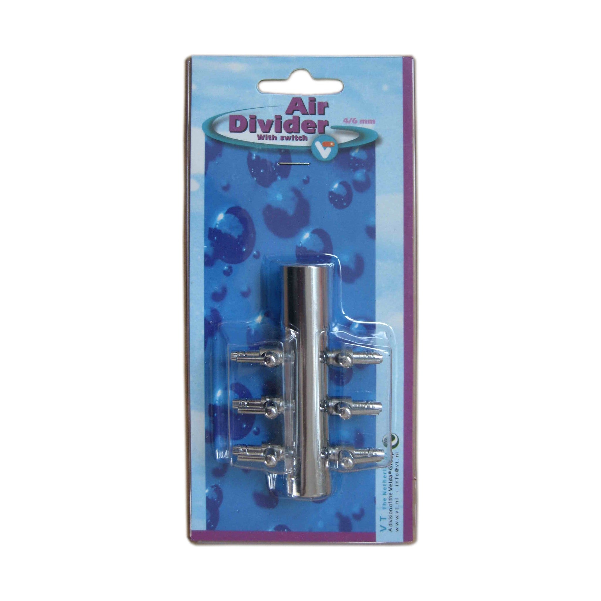 Air Divider With Switch 6-way 4/6 mm