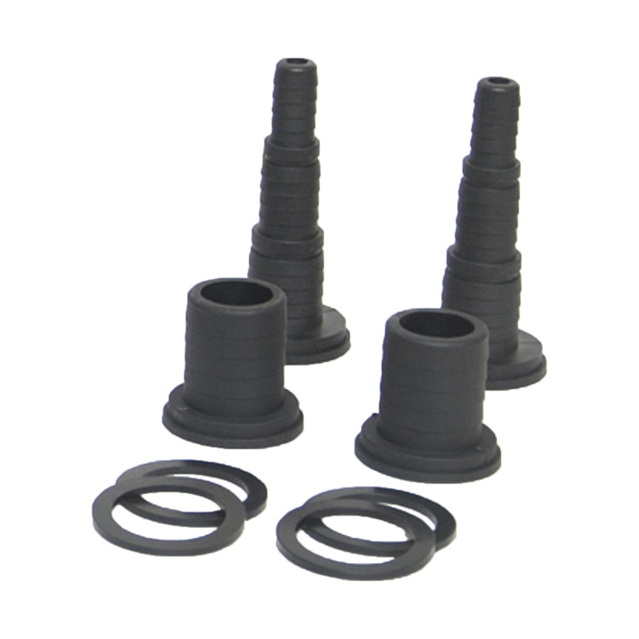 Velda Schlauchtüllen Set – 2x Zulauftülle 15/20/25 mm + 2x Ablauftülle 32 mm, für UV-C 7/9 Watt