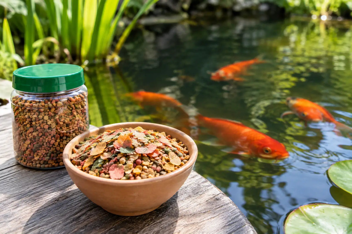 Top-Teichfutter für Goldfische richtig wählen