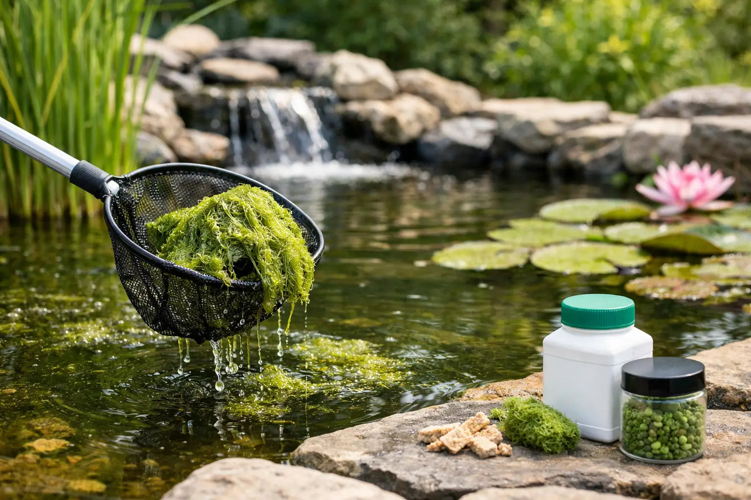 Beste Mittel gegen Fadenalgen im Teich