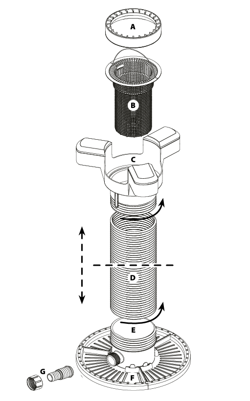 269879 Dirt Collector für Ultra Skimmer (=part B)